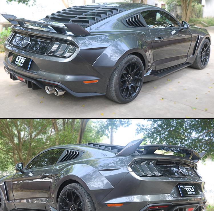 Модификация спойлера багажника с динамическим эффектом для Ford Mustang 2015-2023 годов.