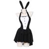 Sexy Tuxedo Anime Magician Bunny Girl Cosplay Costume Women Tails Dress Nightclub Rabbit Suit Halloween Party Performese Clothes
