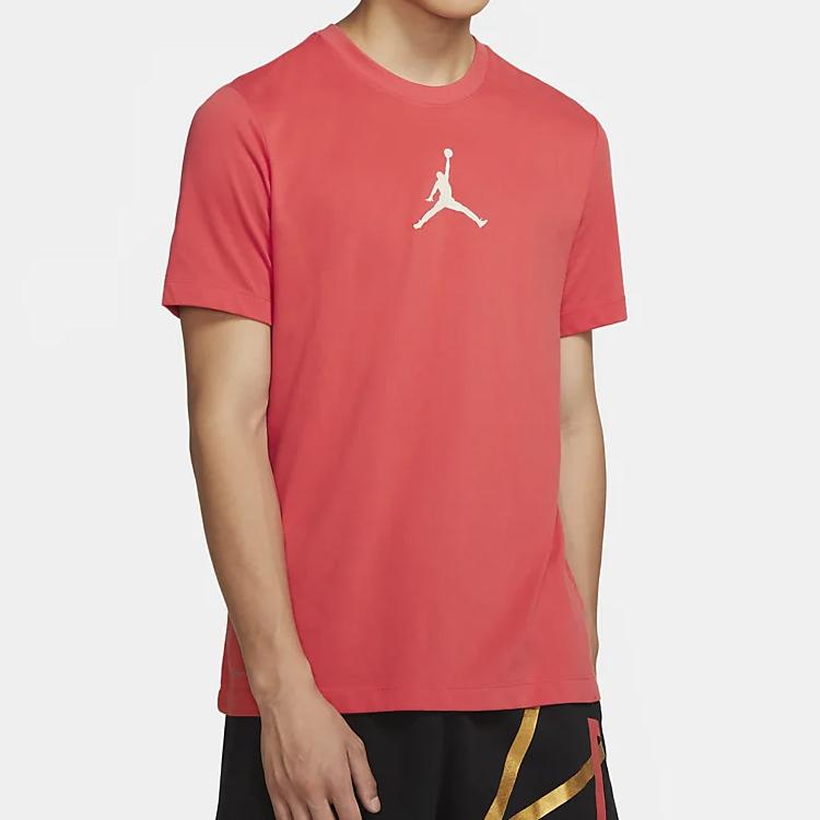 Jordan Футболка Jumpman DFCT SS Crew Neck для мужчин, топы Gym-Red CW5191-631