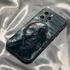 Чехол для телефона с изображением Санта Муэрте для iPhone 16,15,14,13,12,11,Pro,Max,Plus,X,XS,SE4,E,Mini, Мягкий Черный Чехол