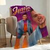 Singer J-Justin Timberlake Throw Soft Warm Flannel Fleece Throw Blanket, Cozy Plush for Sofa Bed & All Seasons