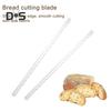 8Pcs Bread Bow Cutter Stainless Steel Replacement Blades Serrated Blade for Effortless Slicing Multi-purpose Kitchen Tool for Homemade Bread