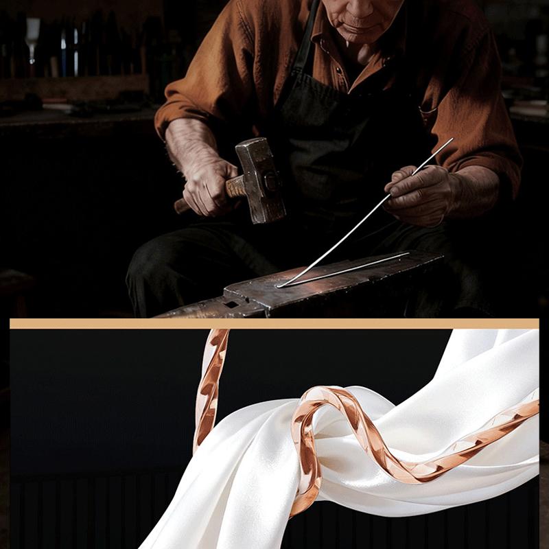 Rose Gold/Gold Twisted Metal Hangers,High-quality Traceless Hanger for Clothes Shirt,Anti-bulge Hangers for Gentle on Your Coats