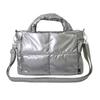 Feather Lou Baby Lou Mini Shoulder Tote Bag with Feathers 1340 ROOTOTECARO 01 Silver [Rootote]