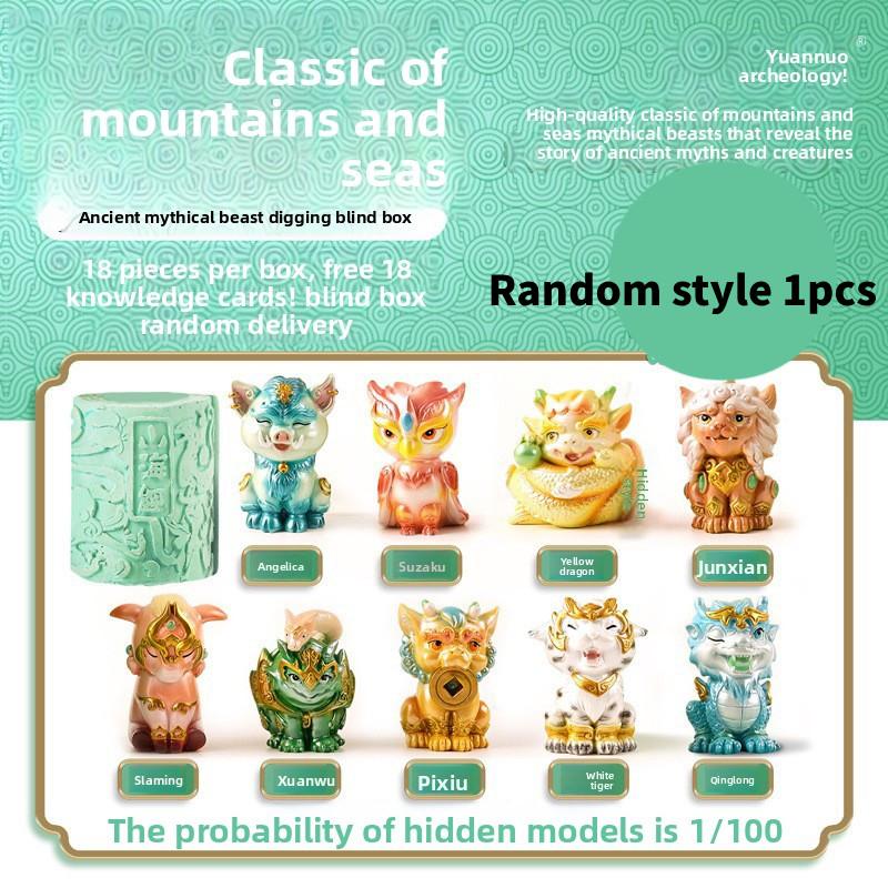 Mountains Classic Of And Rivers Mythical Creature Model Kids Collectible Gift
