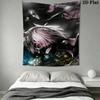 Tokyo Ghoul Kaneki'S Struggle Tapestry Fashion Print Background Cloth Soft Wall Decoration Work Of Art