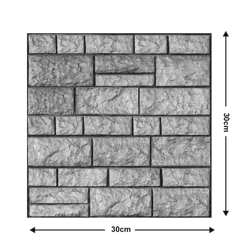 Самоклеящиеся 3D наклейки на стену из ПВХ в европейском стиле: Водонепроницаемый ремонтный декор