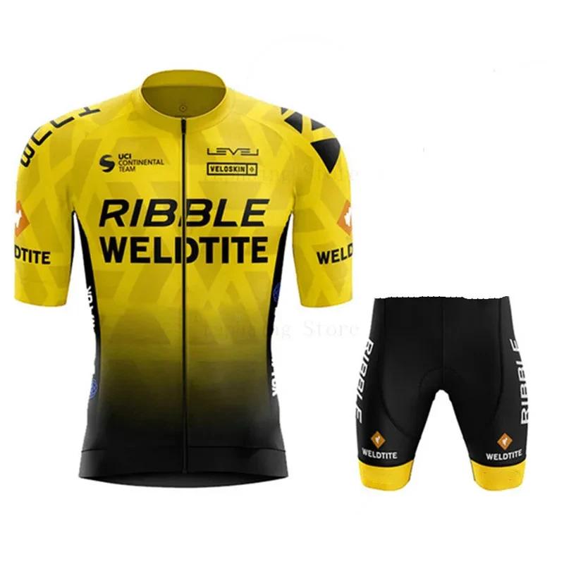 Новый дышащий летний велосипедный костюм Pro Team Ciclismo Одежда Рубашки для шоссейного велосипеда Костюм Велосипедные шорты с лямками MTB Джерси