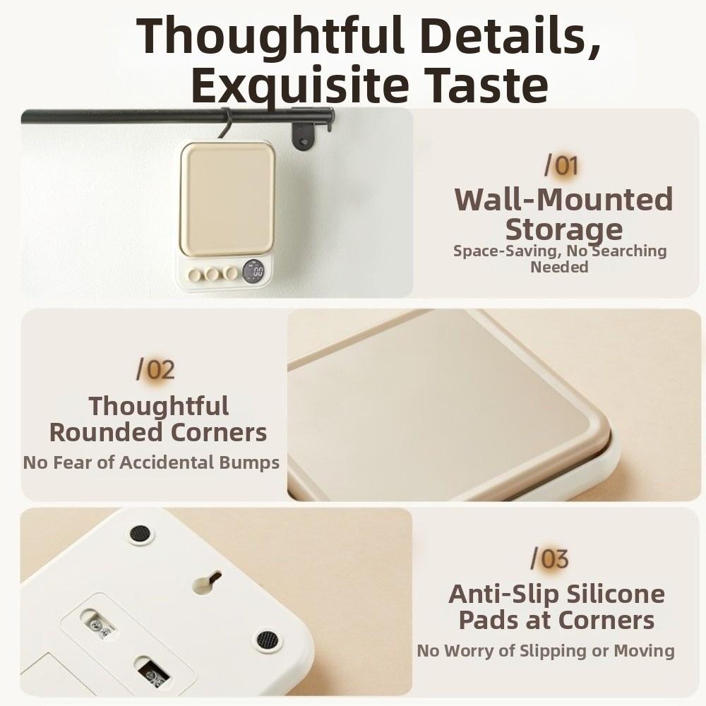 USB Charging Digital Kitchen Scale LCD Display Food Scale Electronic Scale Baking Use