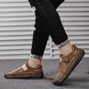 Men’s Leather Sneakers Low-top Casual Shoes Plus Size 39-46