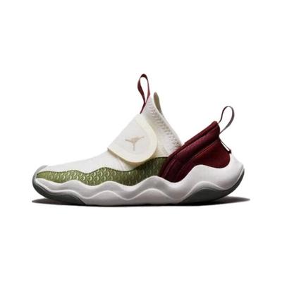 CNY Low Top Children's Basketball Shoes White Red Green Children Aged 3 7 Years Old Kids' FQ6554-100