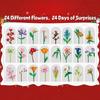 Flower Advent Calendar – Your Way To Christmas,Bouquet Building Christmas Box