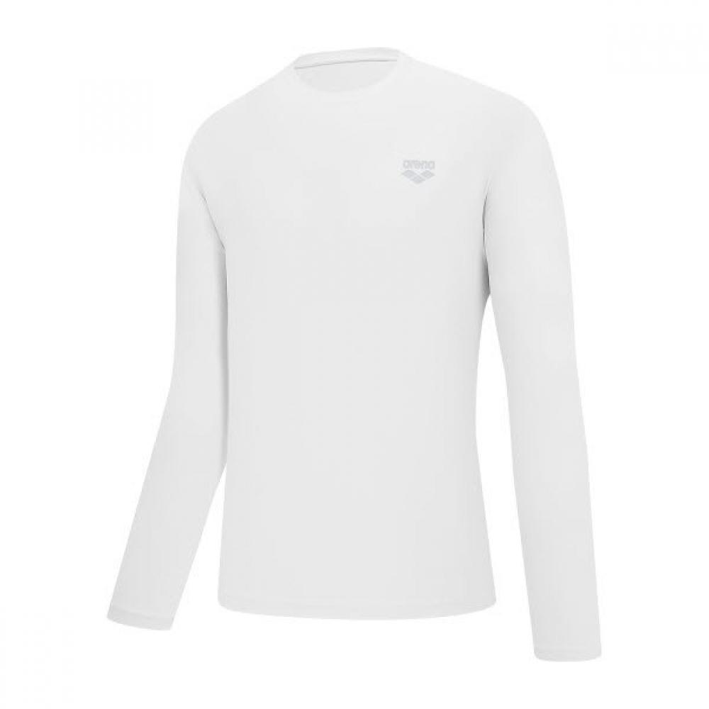 Arena Men S Core Regular Fit Long Sleeve raSh Guard  A6bm1rr43 Wht 