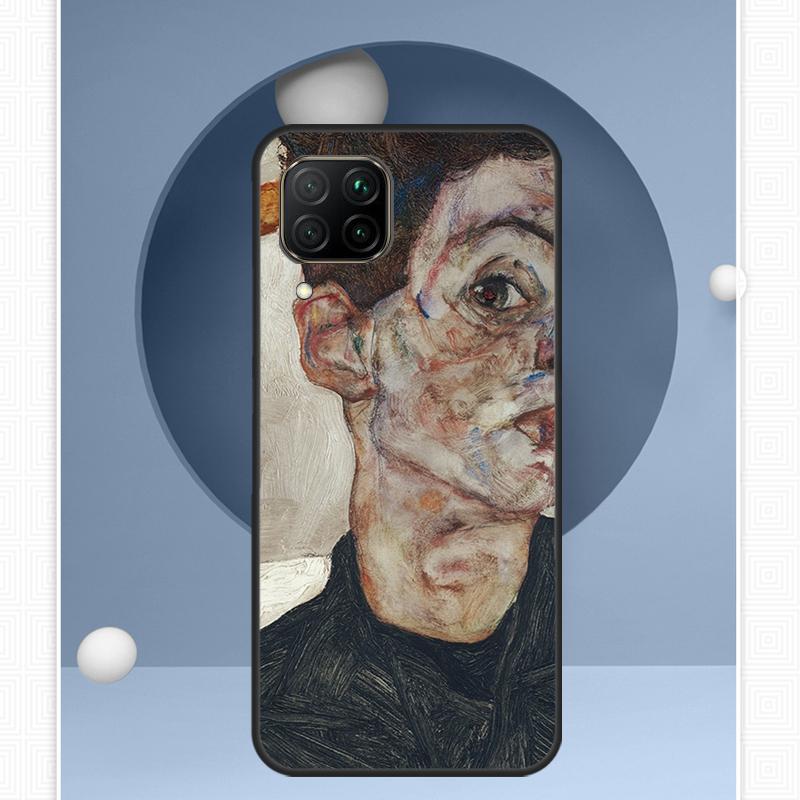 Чехол Egon Schiele для Huawei Nova 12i 12s 11i 8i Y91 Y60 Y70 Y72 Y90 Y61 9 10 SE P20 P40 Lite P30 P60 Pro