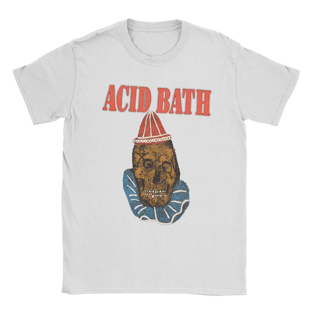 Мужские футболки Acid Bath Vintage 100% Хлопок Футболка с коротким рукавом Круглый вырез Одежда 5XL