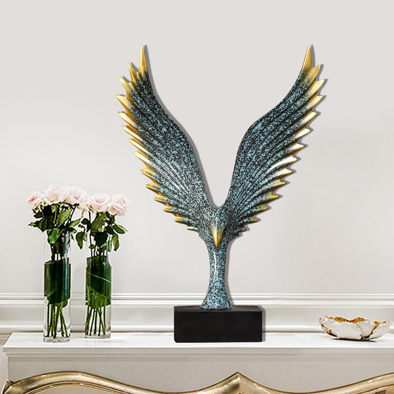 European Resin Style Eagle Statue For Living Room And Decoration Showroom