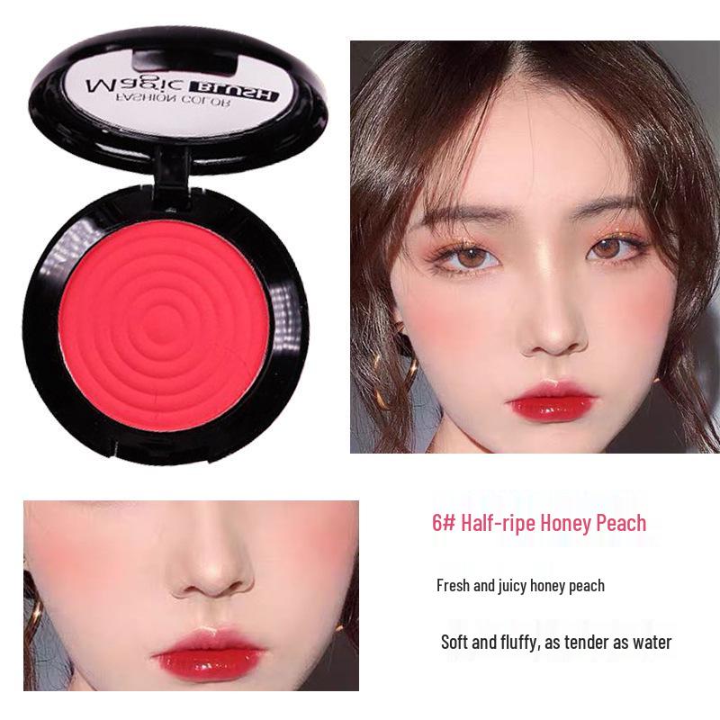 Палетка румян и хайлайтера Ashareya Ethereal Fairy с зеркалом и кистью