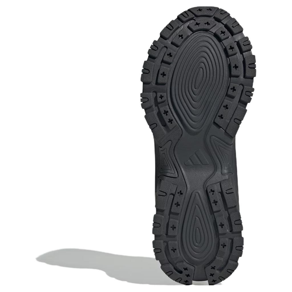 Новые кроссовки Adidas с низким верхом, противоскользящие, износостойкие, на массивной подошве, унисекс, черно-серого цвета JR0040