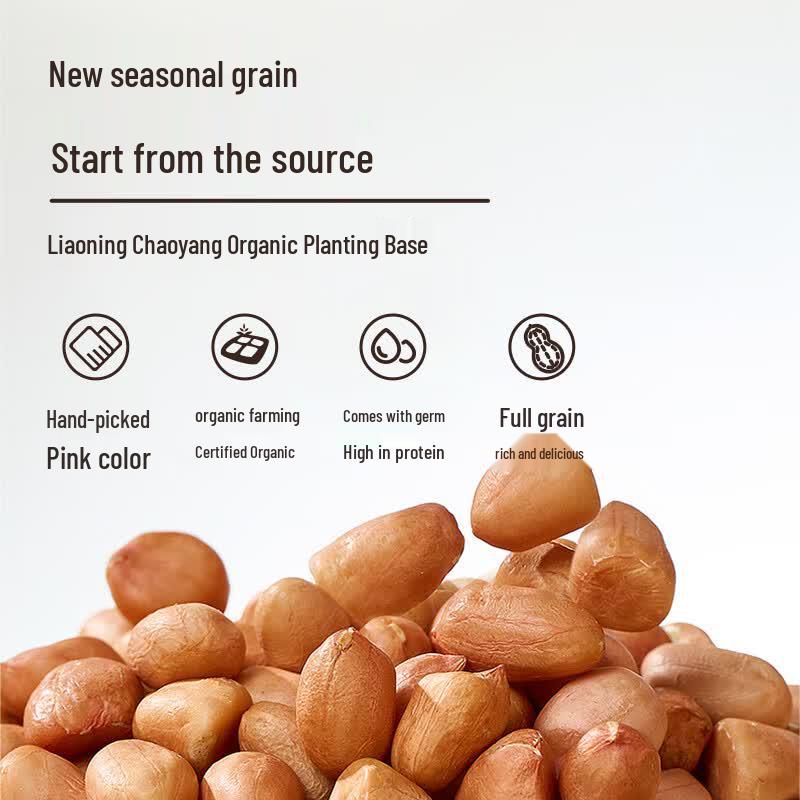 Dianhe Organic Raw Peanuts 450g