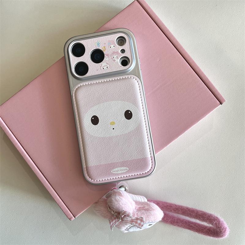 Cartoon Melody iPhone 15/14 Pro Max Anti-Fall Case with Large Window