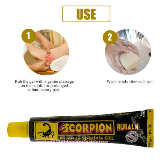 30ml Long Lasting Scorpion Ointment Great Smell-less Therapeutic Muscle Pain Relieving Gel Swelling Relief Gel