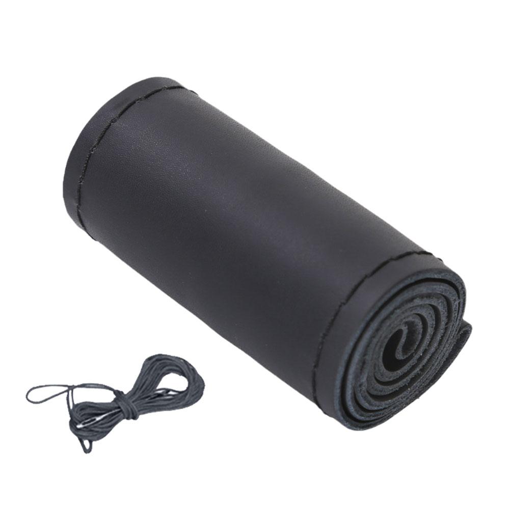 НОВЫЙ чехол на руль автомобиля из натуральной кожи с иглами, противоскользящий защитный чехол из коровьей кожи на руль U4I4