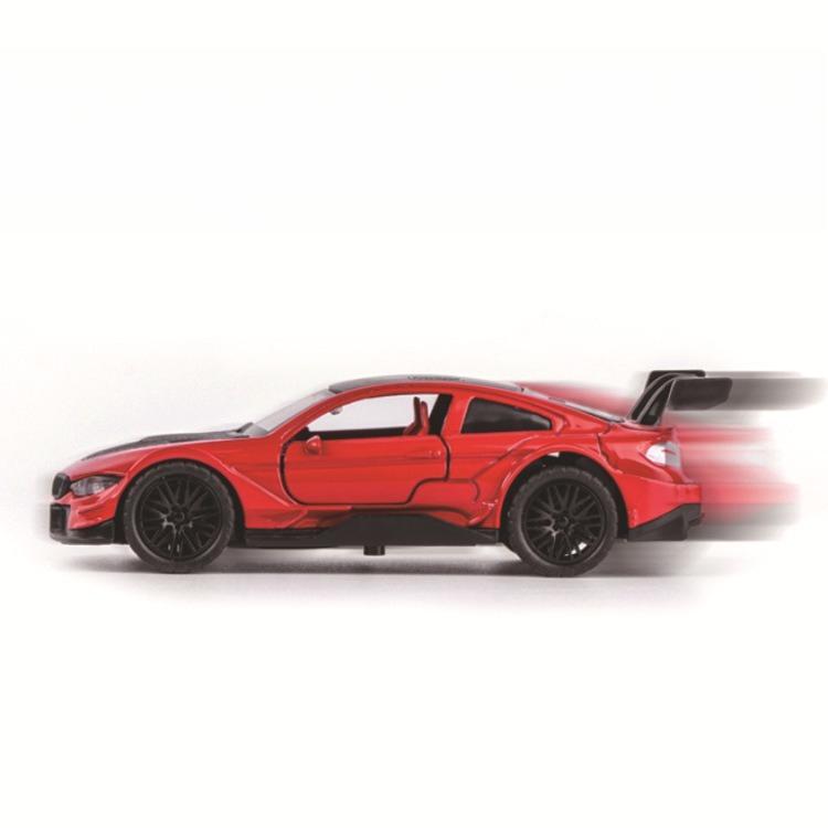 Bag 1:36 Alloy Sports Car Model with Sound and Light Pull Back Door Children's Toys Car Boy Women's Gifts Wholesale