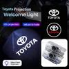 2 шт. Светодиодная подсветка приветствия на дверь автомобиля Для Corolla Yaris Aygo Prius Camry Avensis TRD 4Runner Rav4 GR CHR Crown AVALON Alphard