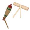 Alpha Depot Wood Wood Musical Rhythmic Educational Guiro Wood Block Block, Guiro, Guiro, Instrument, Percussion, Music, Eurhythmics, Play,