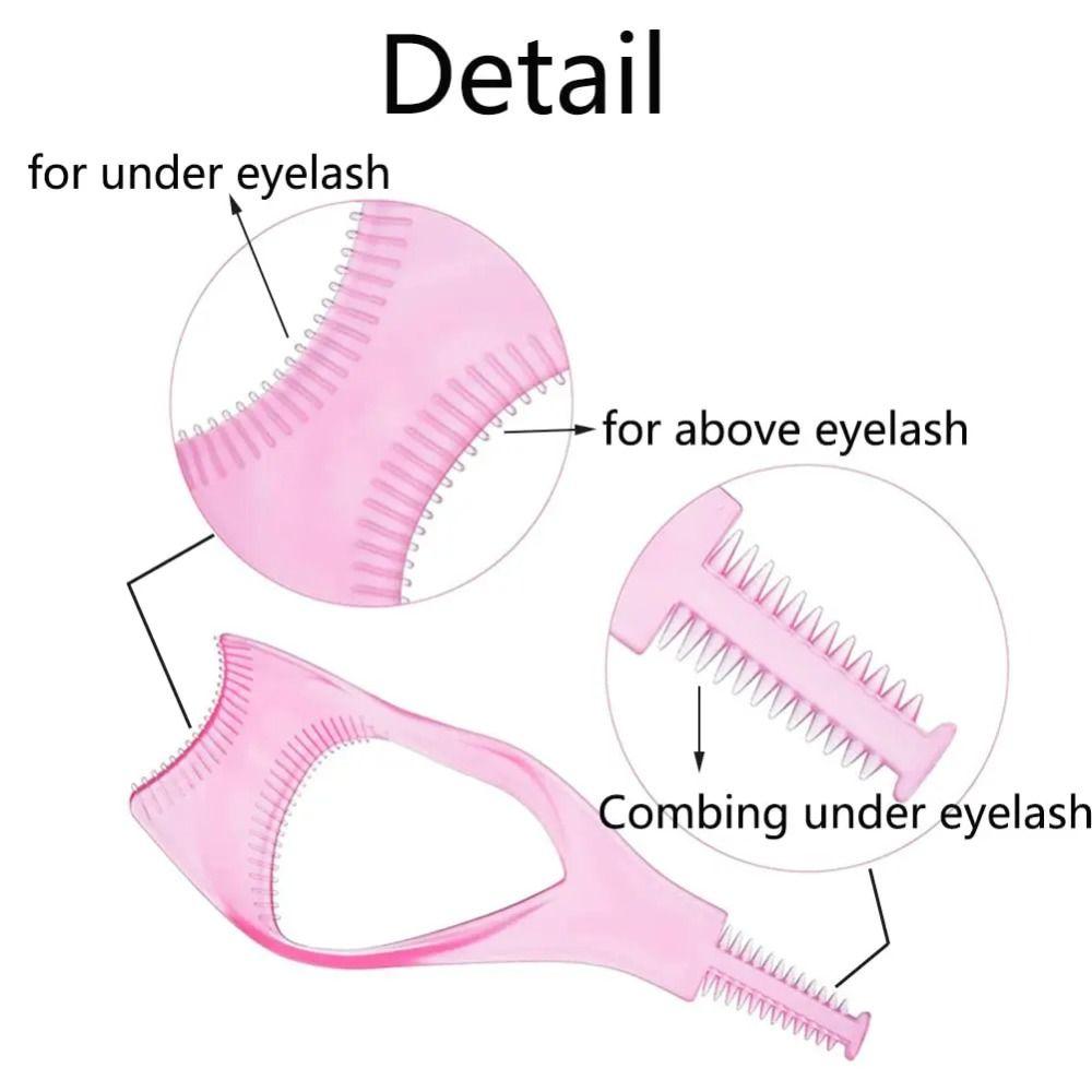 Cosmetic Accessories Mascara Shield Guard Plastic Eyelash Comb Beauty Eyelash Tools  Makeup Tools