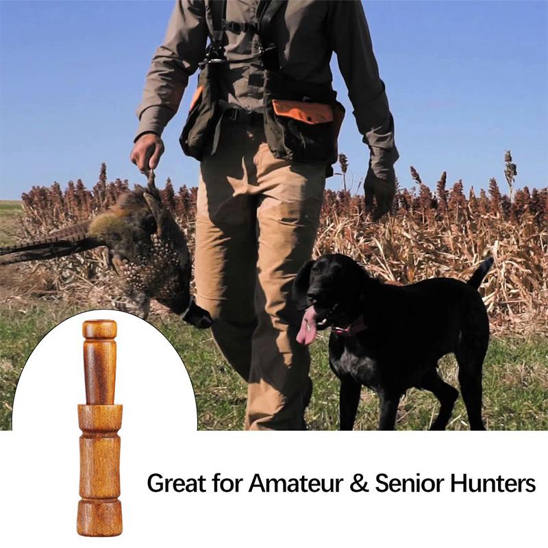 Outdoor Duck Call Whistle Hunting Wooden Realistic Sound Turkey Locator Crow Bird Animal Caller Whistle Duck Hunting Tool