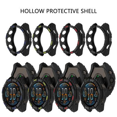 Чехол для часов из ТПУ Противоударный защитный корпус для Garmin Fenix 8 обеспечивает полную защиту, не затрудняя использование.