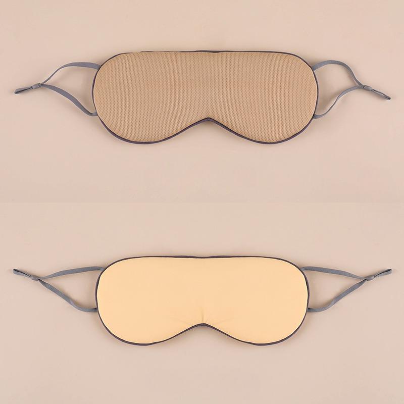 Маска для сна, маска для сна, маска для перерыва на обед, дышащая, бесшовная, теплая и прохладная, двухсторонняя маска для глаз из ледяного шелка