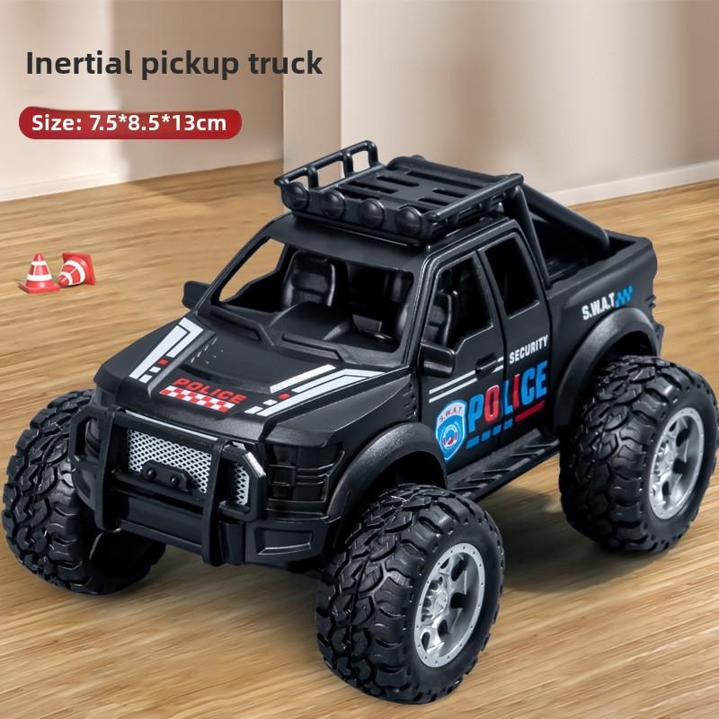 Offroad Boys Plastic Inertia Vehicle Toy Realistic Design Features Functional