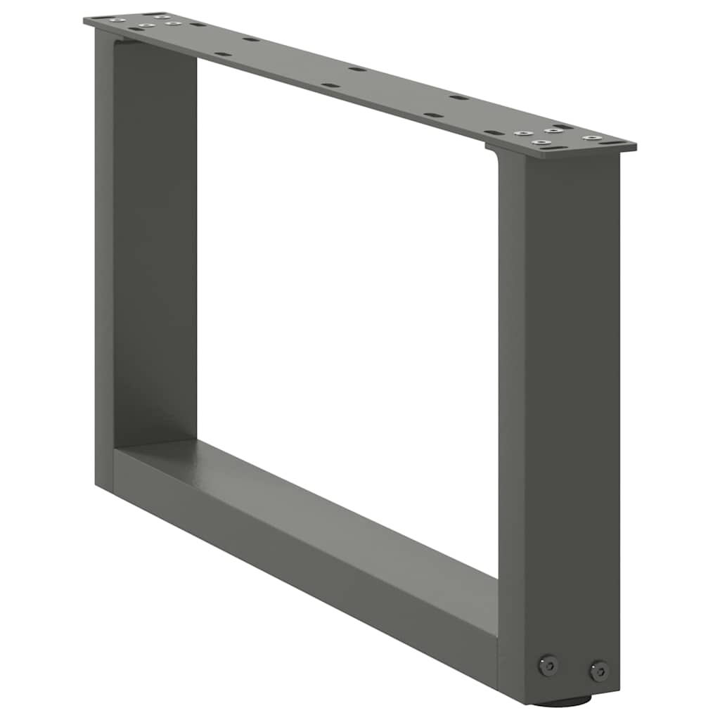 Vidaxl Nogi Do Stolika Kawowego, 2 Szt., Antracyt, 70X(30-31) Cm, Stal