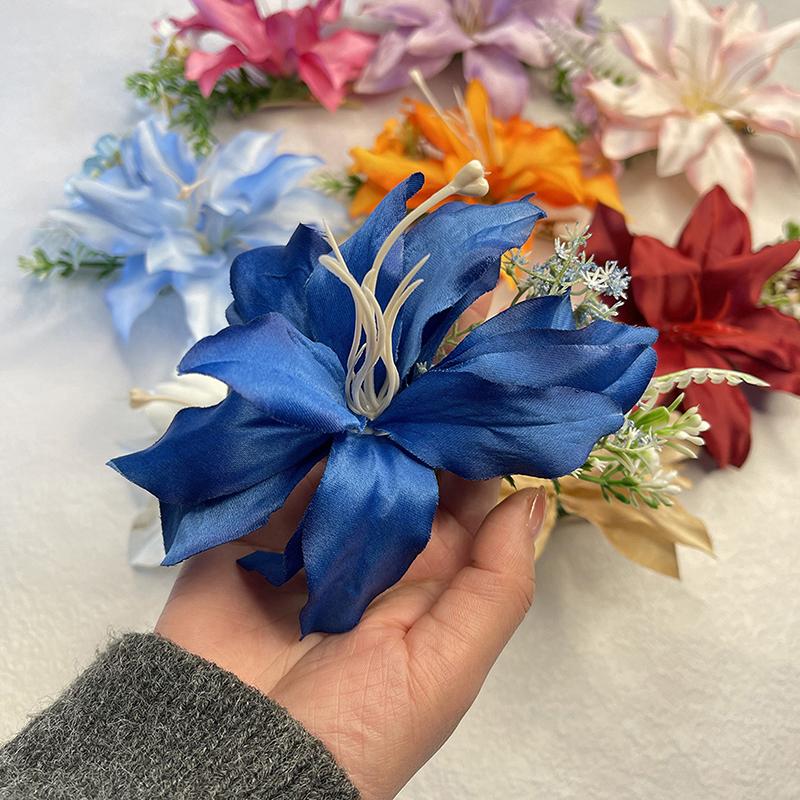 Модные головные уборы Гавайские заколки для волос с цветами Романтичные заколки для волос Милые заколки для волос с челкой Искусственные цветы Аксессуары для волос Подарки