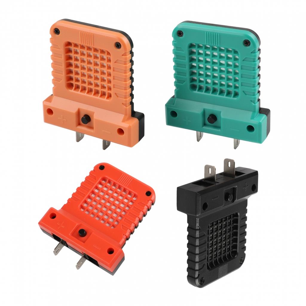 Compact 14W LED Lantern for 20V 21V Batteries Plastic Metal Housing Red Black