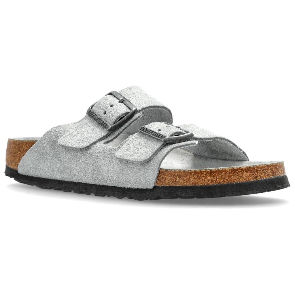 Birkenstock Arizona BS Простые удобные резиновые шлепанцы женские серые 1031663