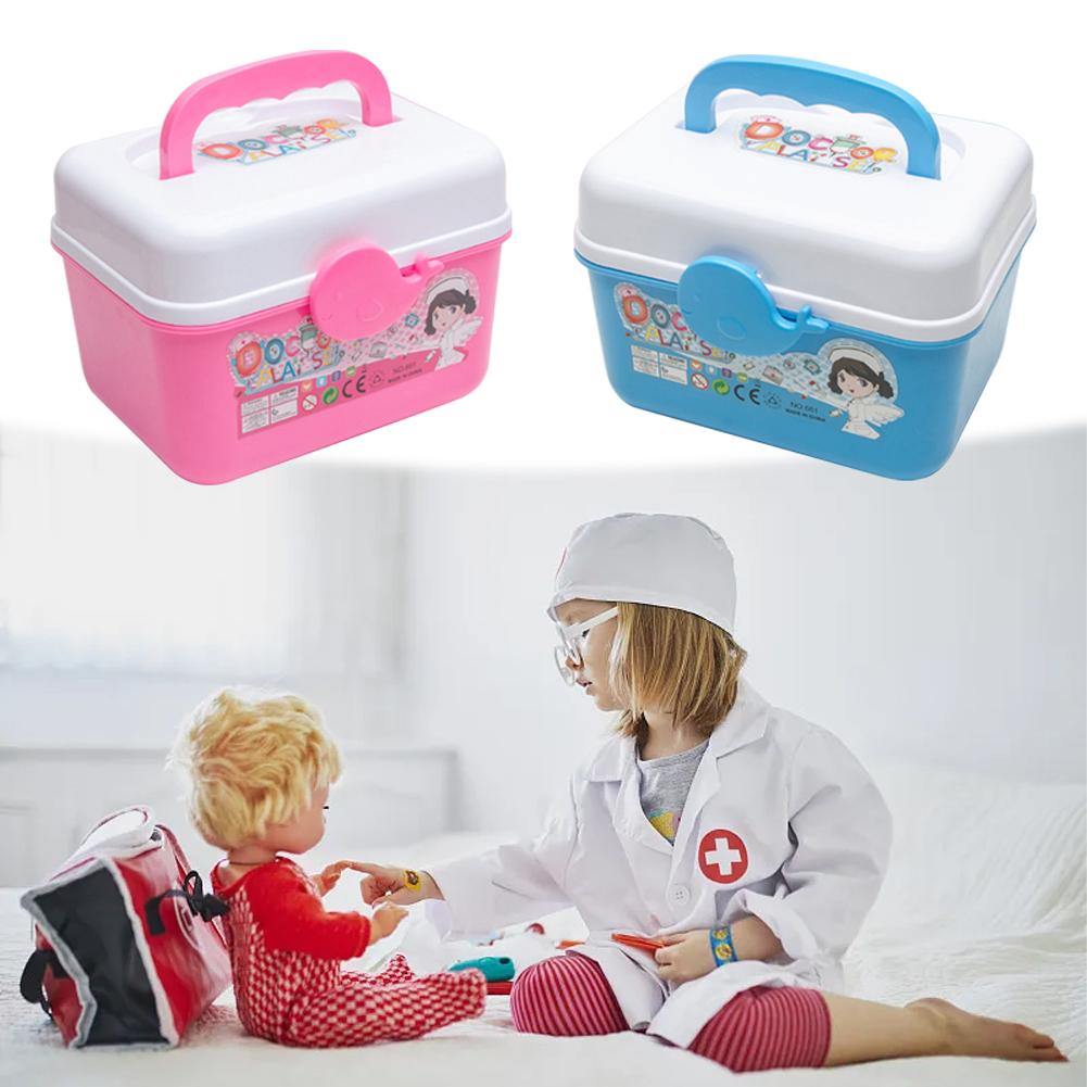 Медицинская игрушка для детей, набор для ролевых игр «Доктор», 44 шт., игрушки для девочек, симуляция, образовательный набор D1C3