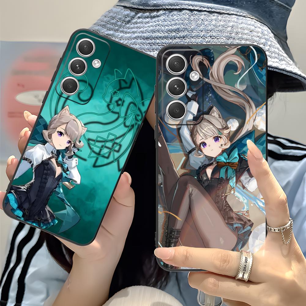 Игровой чехол GI Lynette Матовый ТПУ для мобильного телефона Samsung Galaxy S26 S25 S24 S23 S22 S21 S20 Note20 Plus FE Ultra Цветная крышка