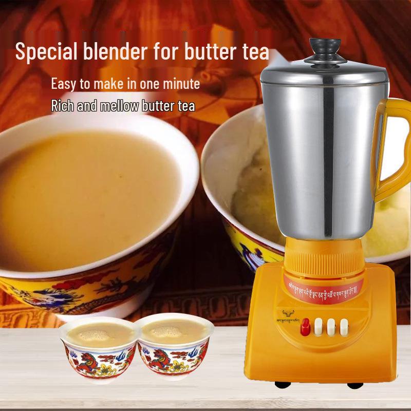 Stainless Steel Electric Tibetan Ghee Butter Tea Maker & Mixer