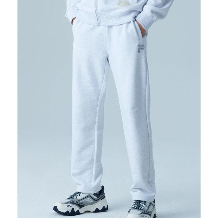 New FILA Knitted Sweatpants Unisex White FS2FPF3101X-WTM
