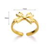 Elegant Women's Open Bow Ring: Niche Design, Versatile & Stylish