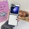 Милый Мультяшный Чехол в Форме Сердца с Блестками для Samsung Galaxy Z Flip 6 4 3, Ультратонкий, Ударопрочный, Корейский Чехол для Samsung Flip6