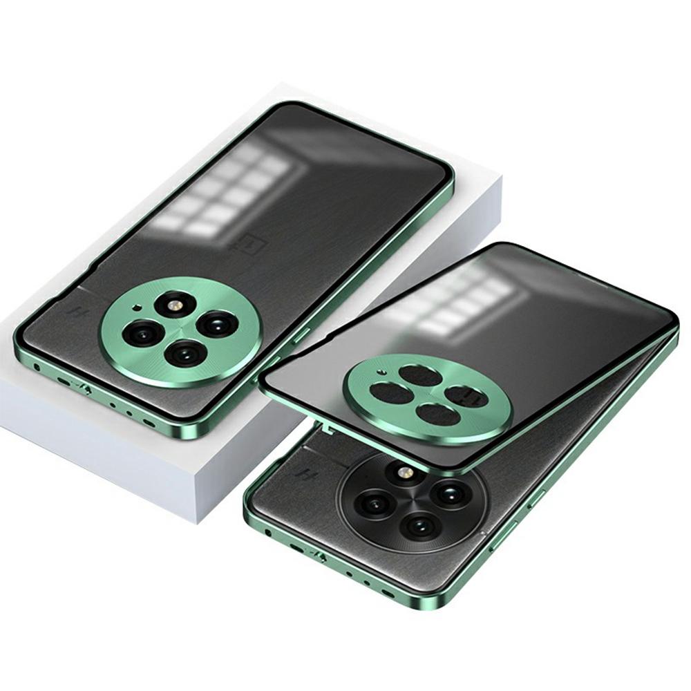 Матовый чехол для OnePlus 13 из алюминиевого сплава + ПК, чехол для телефона с выдвижной защелкой