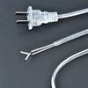 Шнур питания выключателя 1,8 м для светодиодной лампы Us Plug Прозрачный удлинительный кабель