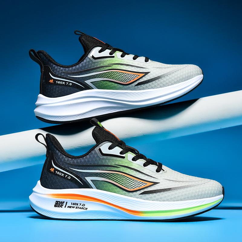 Весенняя мужская обувь новая обувь для бега на мягкой подошве уличная повседневная спортивная обувь модная универсальная дышащая мягкая