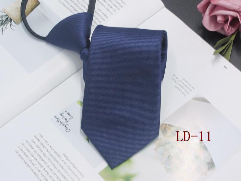 Мужской деловой галстук-молния, 8 см, в красную и черную полоску