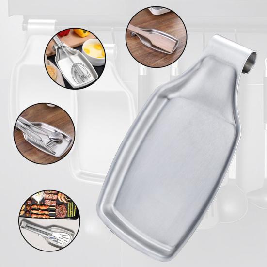 Подставка для кухонной ложки из нержавеющей стали, термостойкая посуда, держатель для лопатки, лоток, товары для распродажи