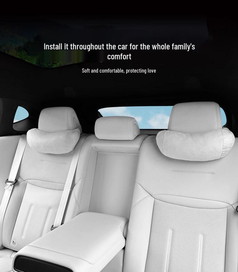 Xiaopeng G6/G9/P7/Mona M Car Headrest & Lumbar Cushion – Interior-Matched Support